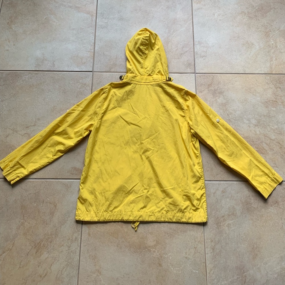 J. Crew Yellow Rain Jacket (size S) - Picture 4 of 5